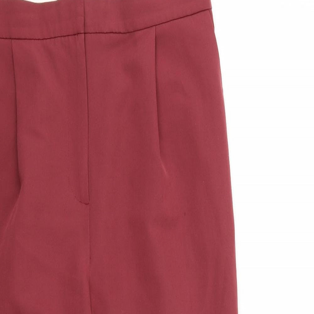 New Look Womens Red   Trousers  Size 12 L25 in