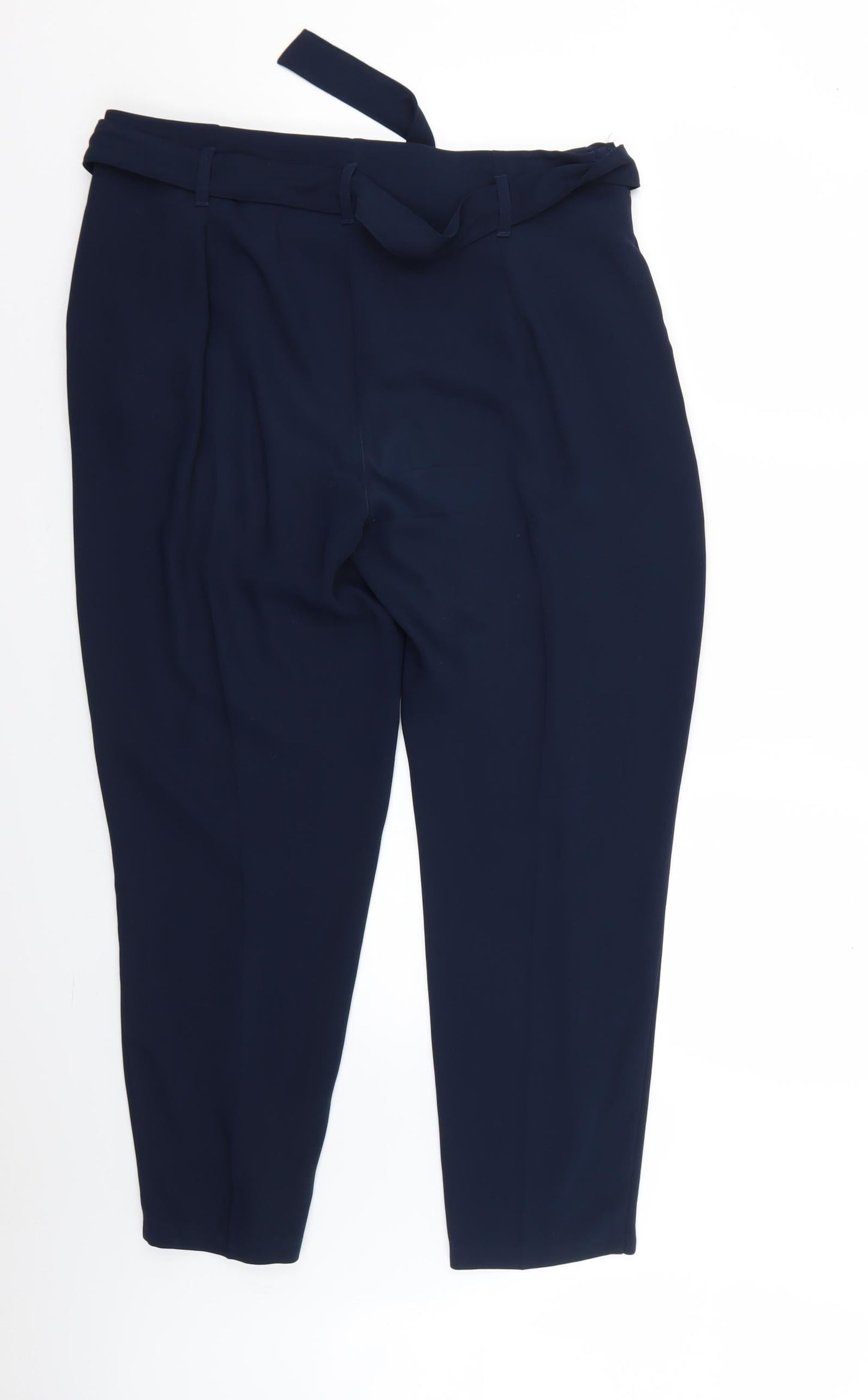 Marks and Spencer Womens Blue   Trousers  Size 14 L24 in