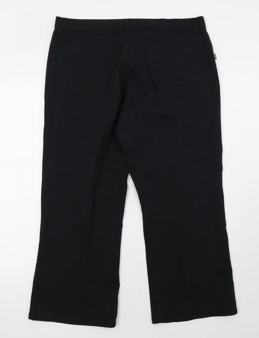 last gasp Womens Black   Trousers  Size 18 L28 in