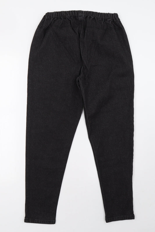 DG2 Womens Black   Jegging Trousers Size 10 L28 in