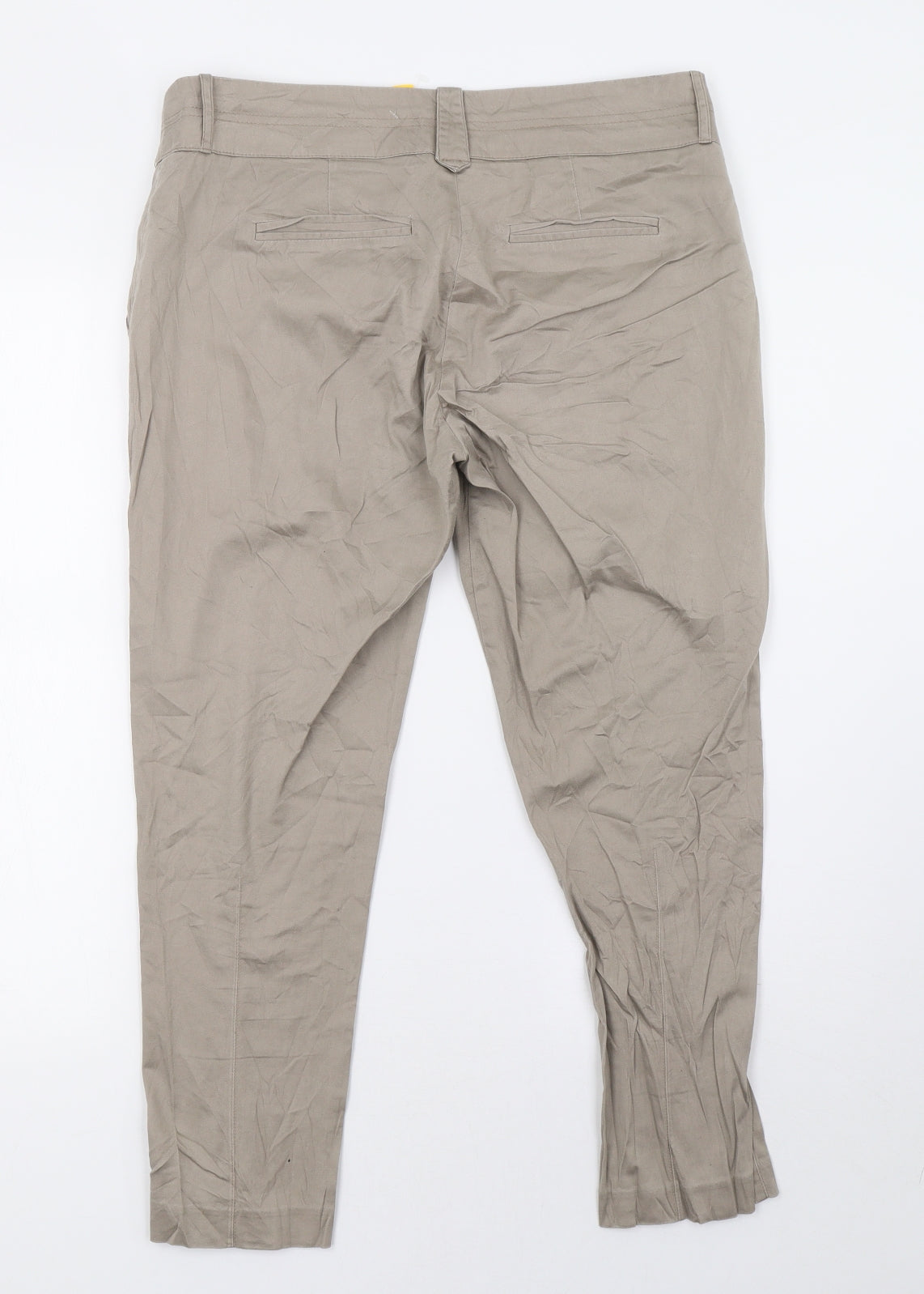 VERO MODA Womens Beige   Trousers  Size 12 L28 in