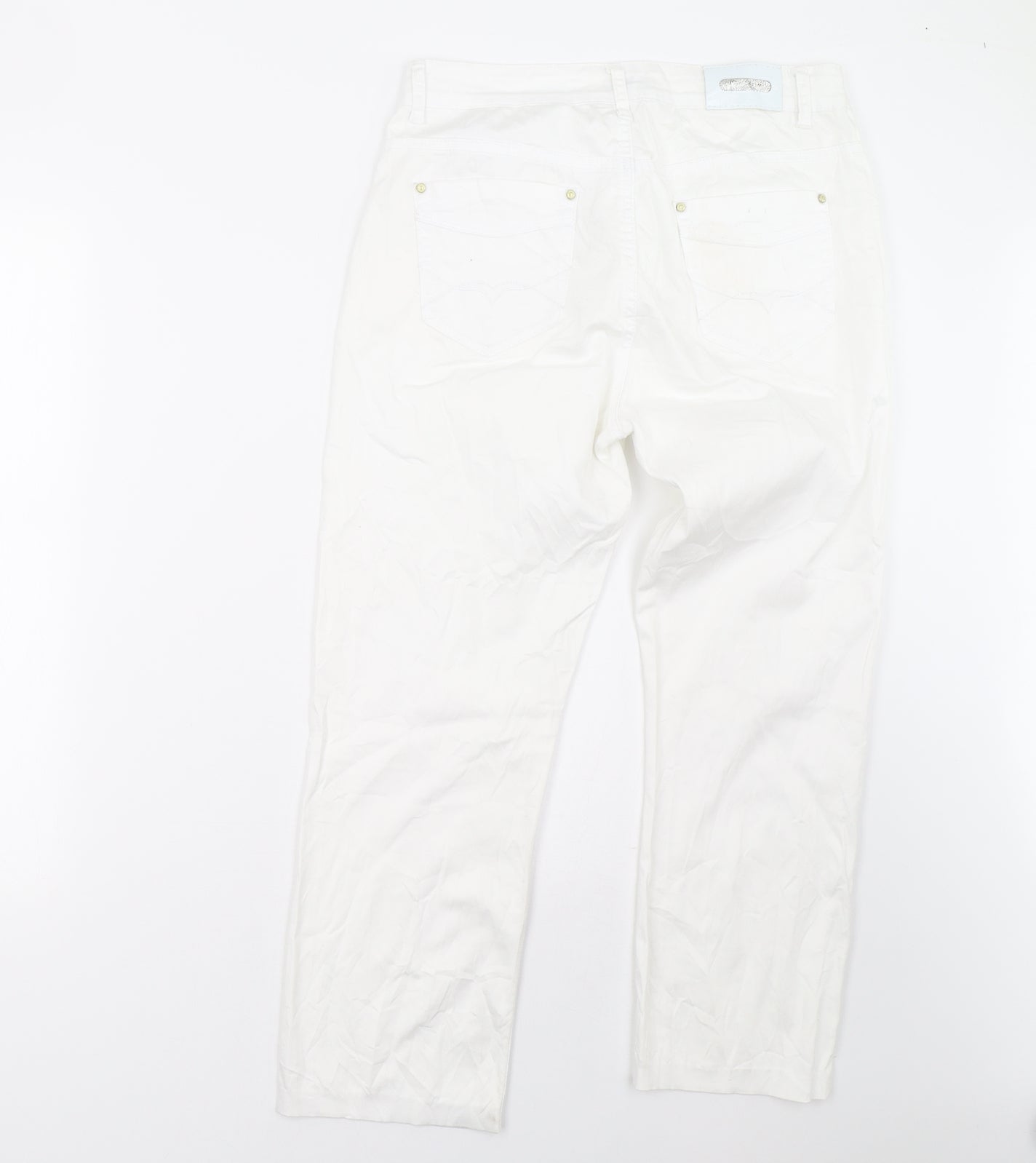 miss cherry Womens White   Trousers  Size 32 L28 in