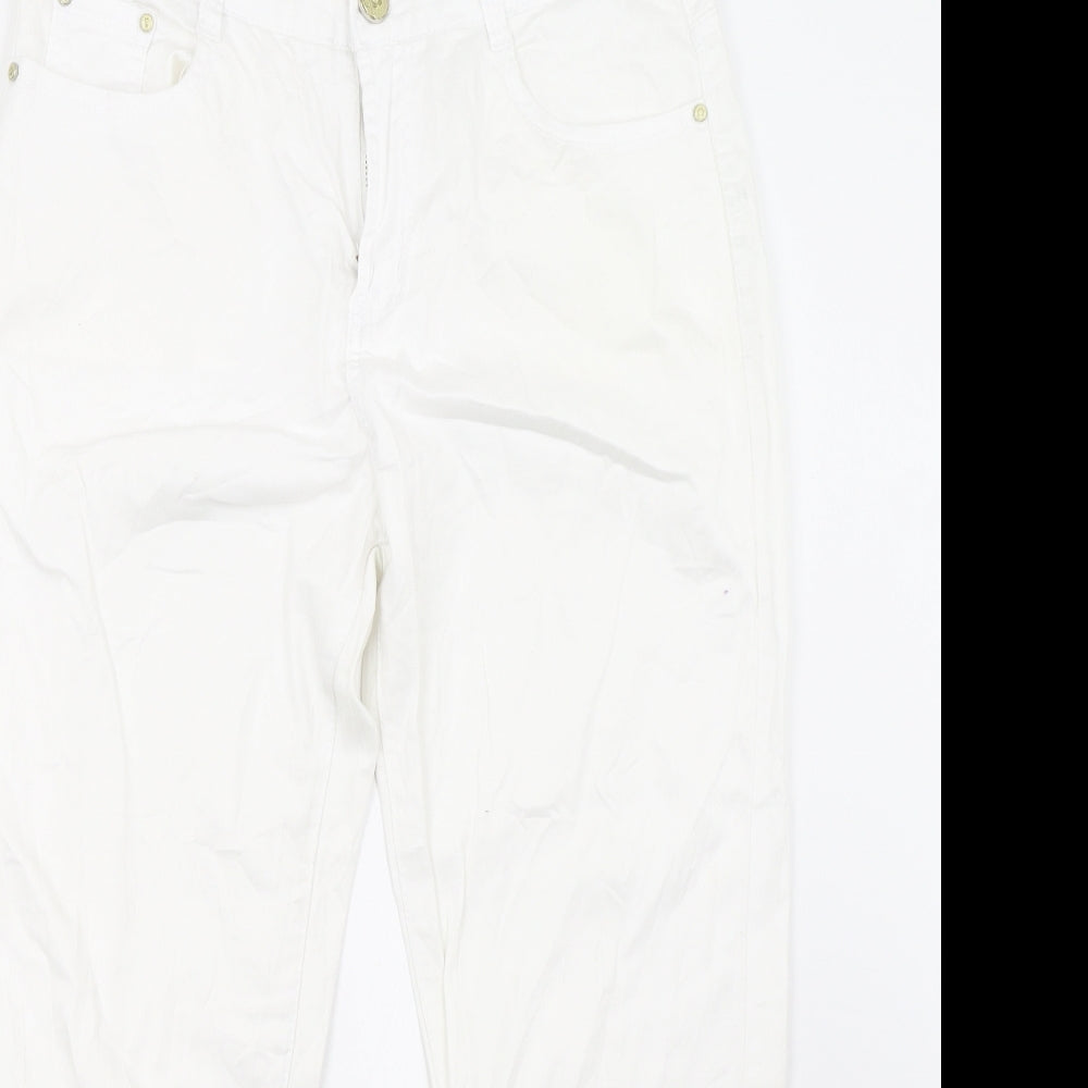 miss cherry Womens White   Trousers  Size 32 L28 in