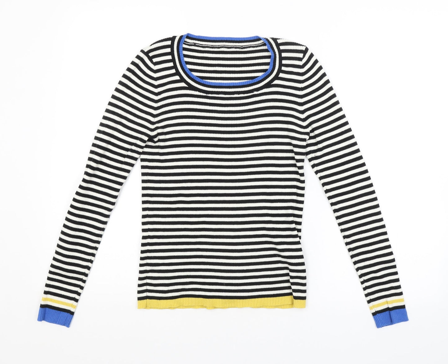 Preworn Womens Multicoloured Striped  Pullover Jumper Size M