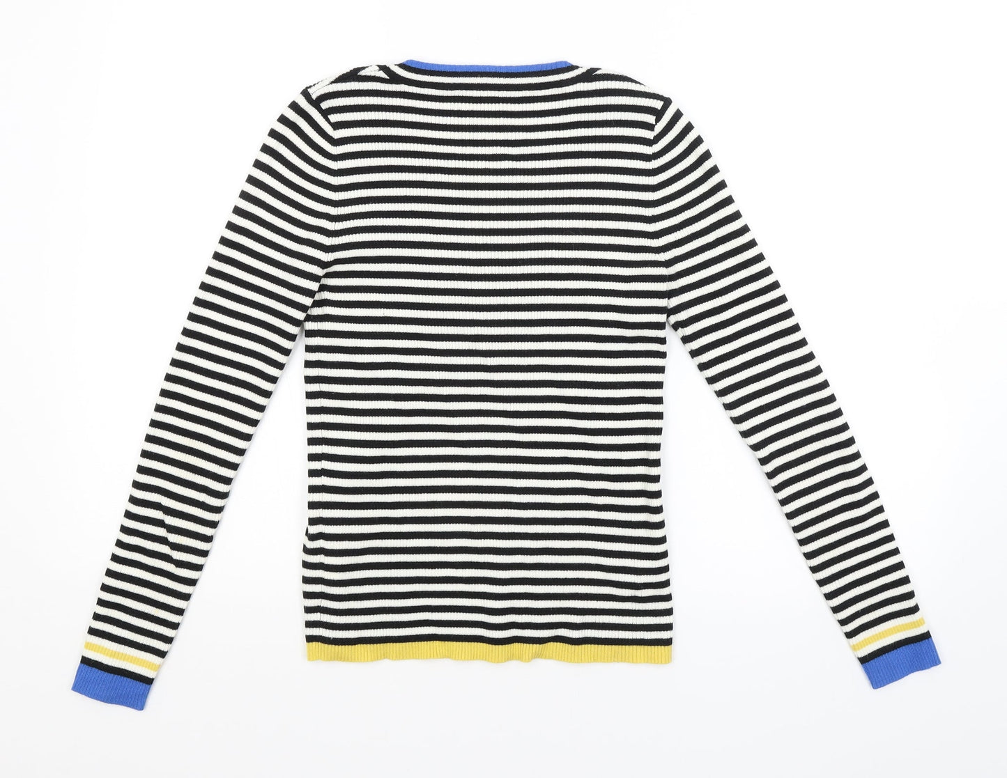 Preworn Womens Multicoloured Striped  Pullover Jumper Size M