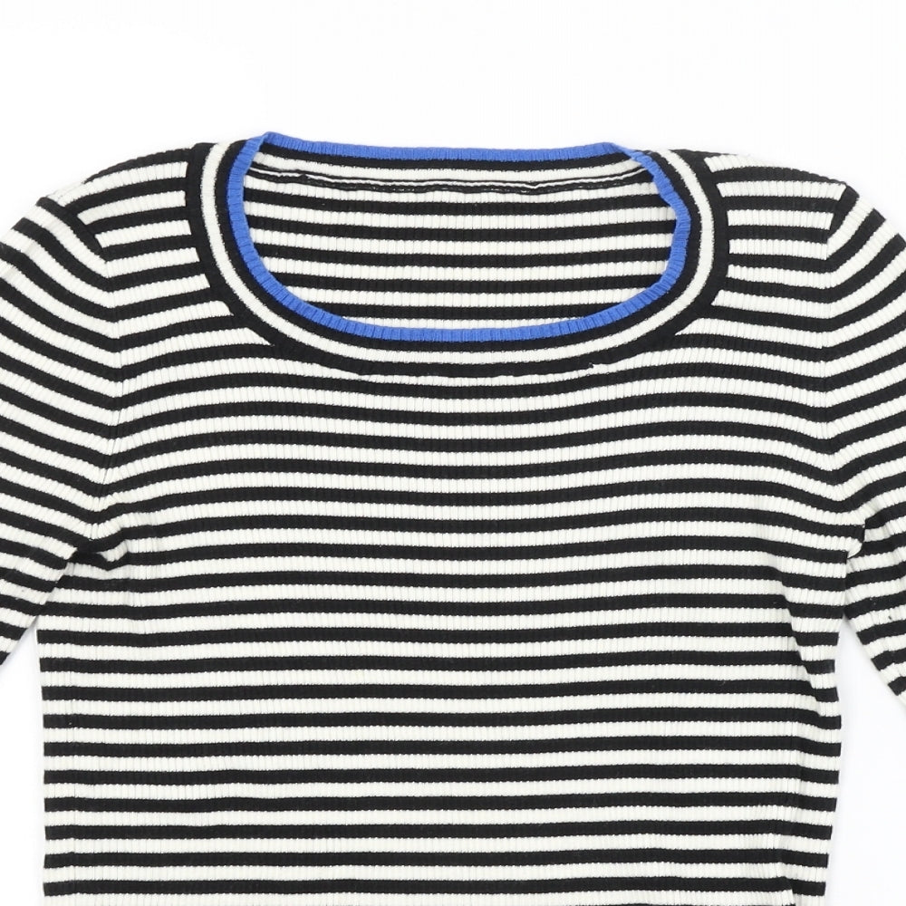 Preworn Womens Multicoloured Striped  Pullover Jumper Size M