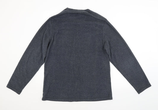 Atlantic Bay Mens Grey   Pullover Jumper Size M