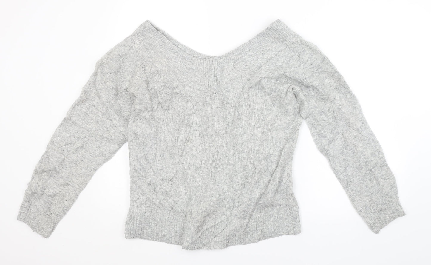 H&M Womens Grey   Pullover Jumper Size M