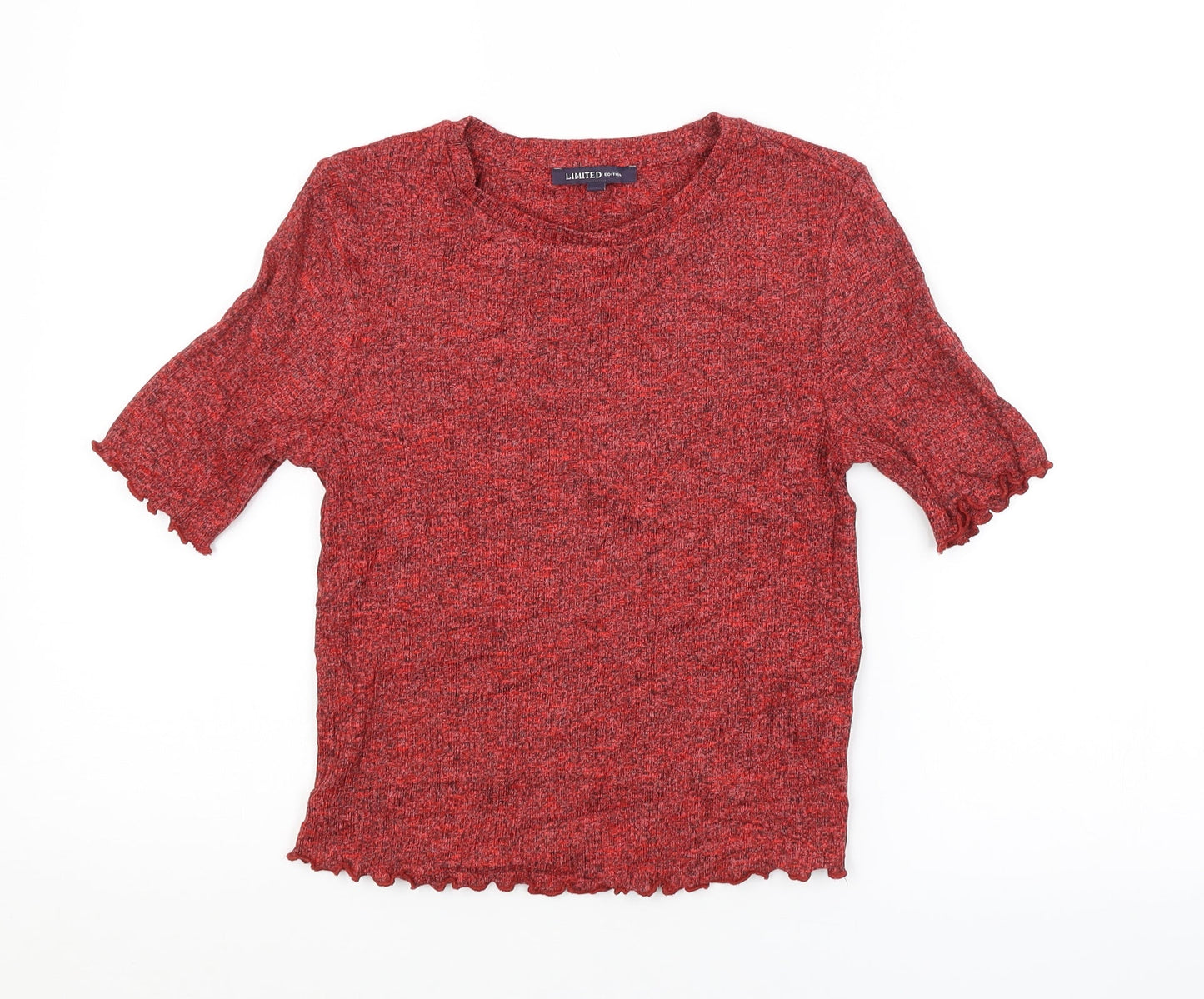 M&S Womens Red   Pullover Jumper Size 10