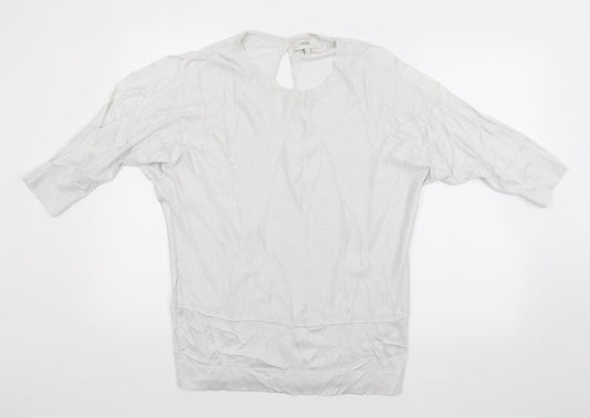 NEXT Womens Silver   Basic Blouse Size 12