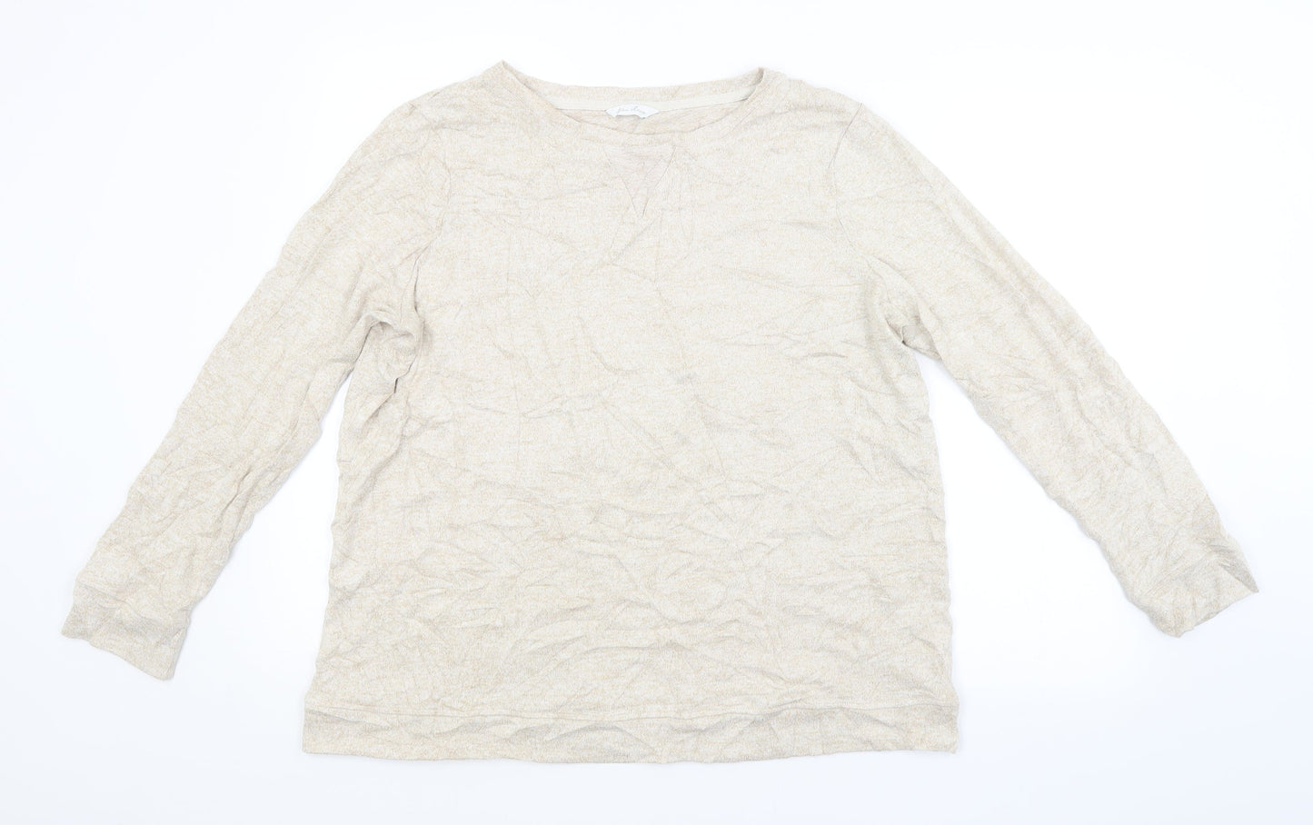 M&S Womens Beige   Pullover Jumper Size 16