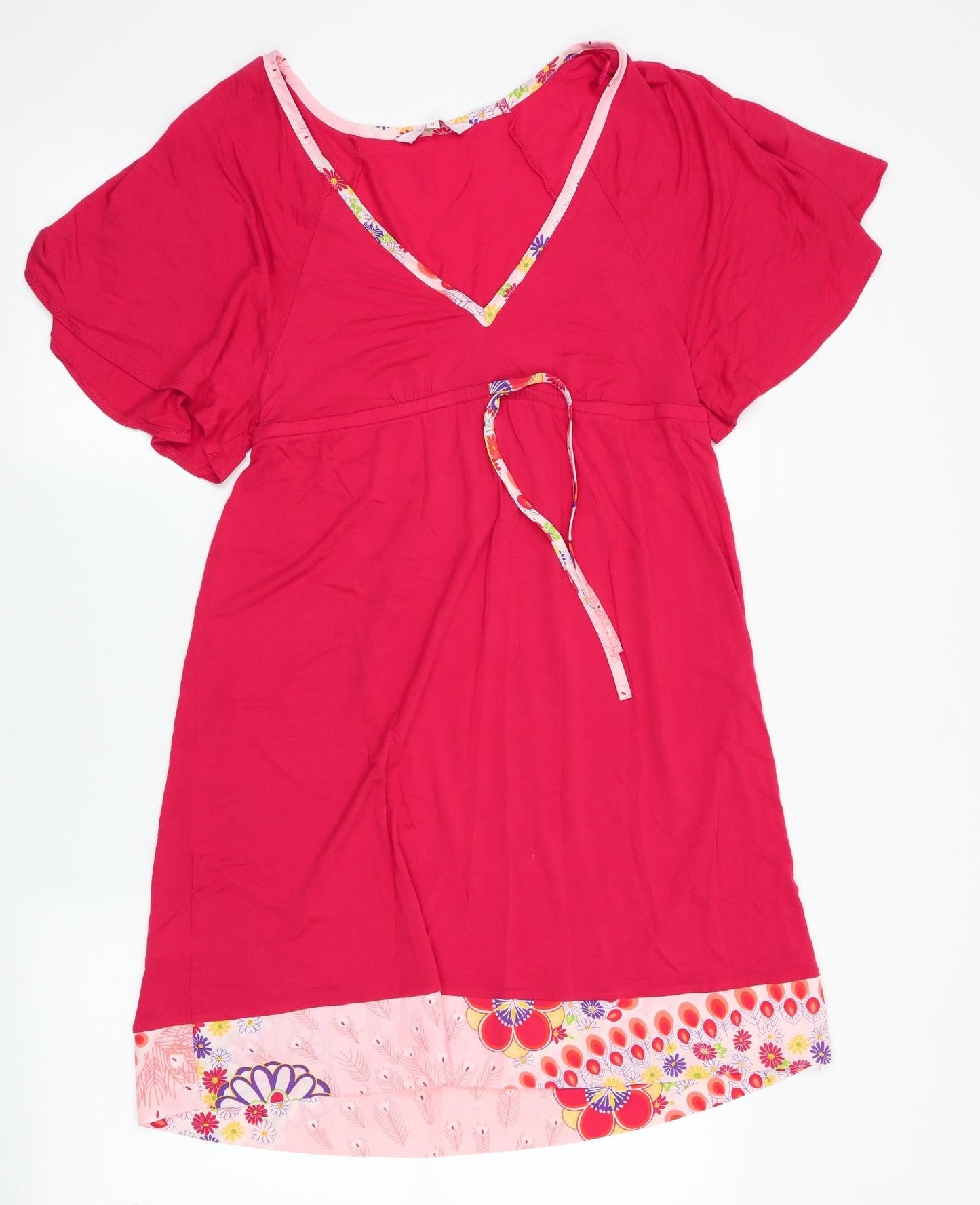 Butterflyby Womens Red Floral   Dress Size 8