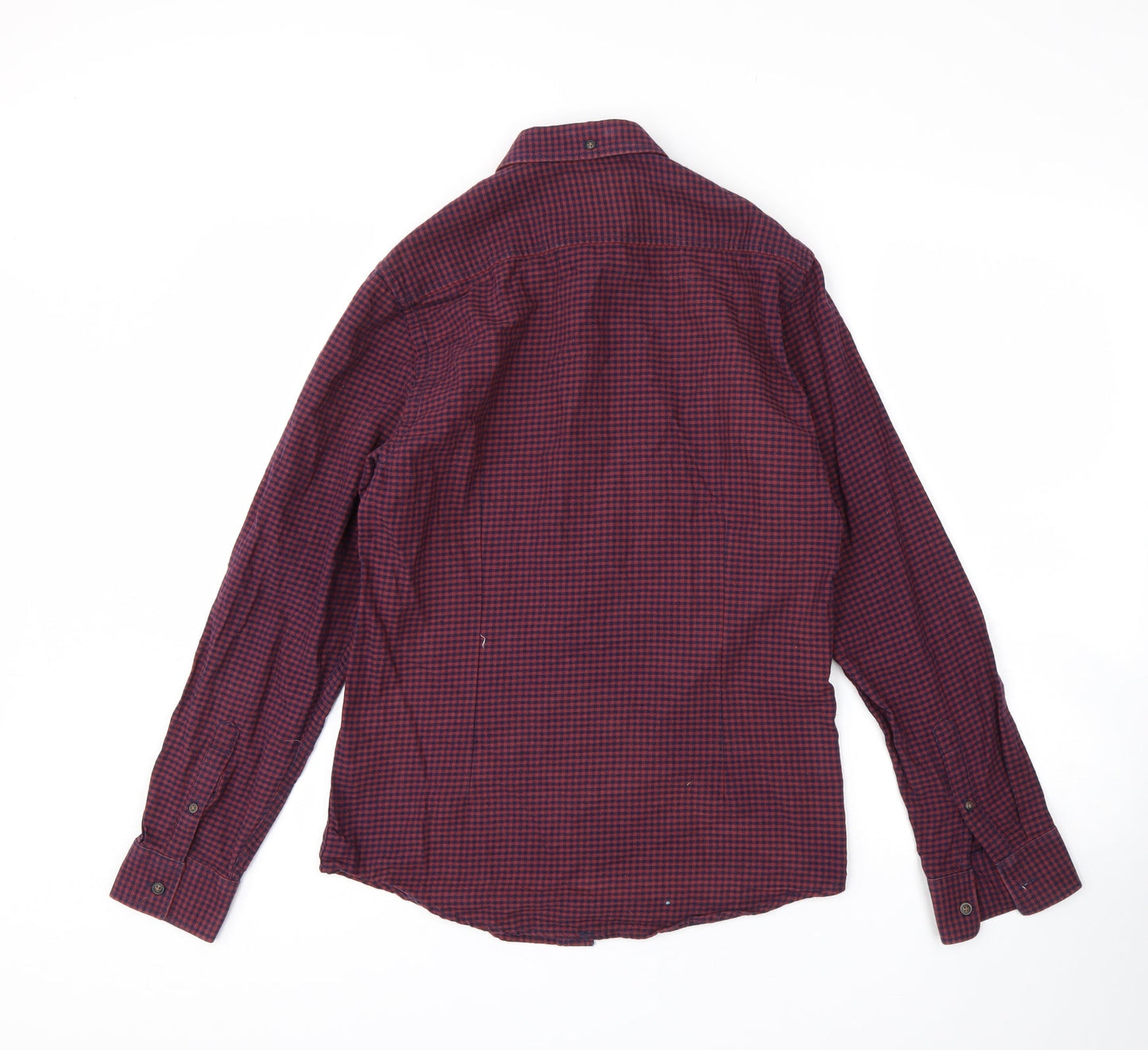 Burton Mens Multicoloured Check   Button-Up Size S