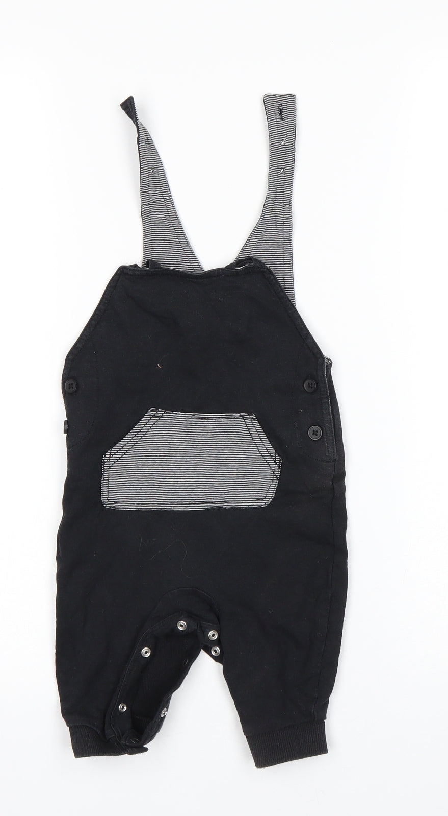 George Boys Black   Dungaree One-Piece Size 3-6 Months