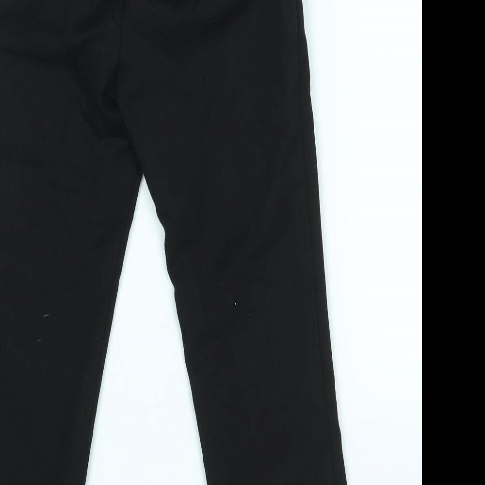 F&F Boys Black   Chino Trousers Size 5-6 Years