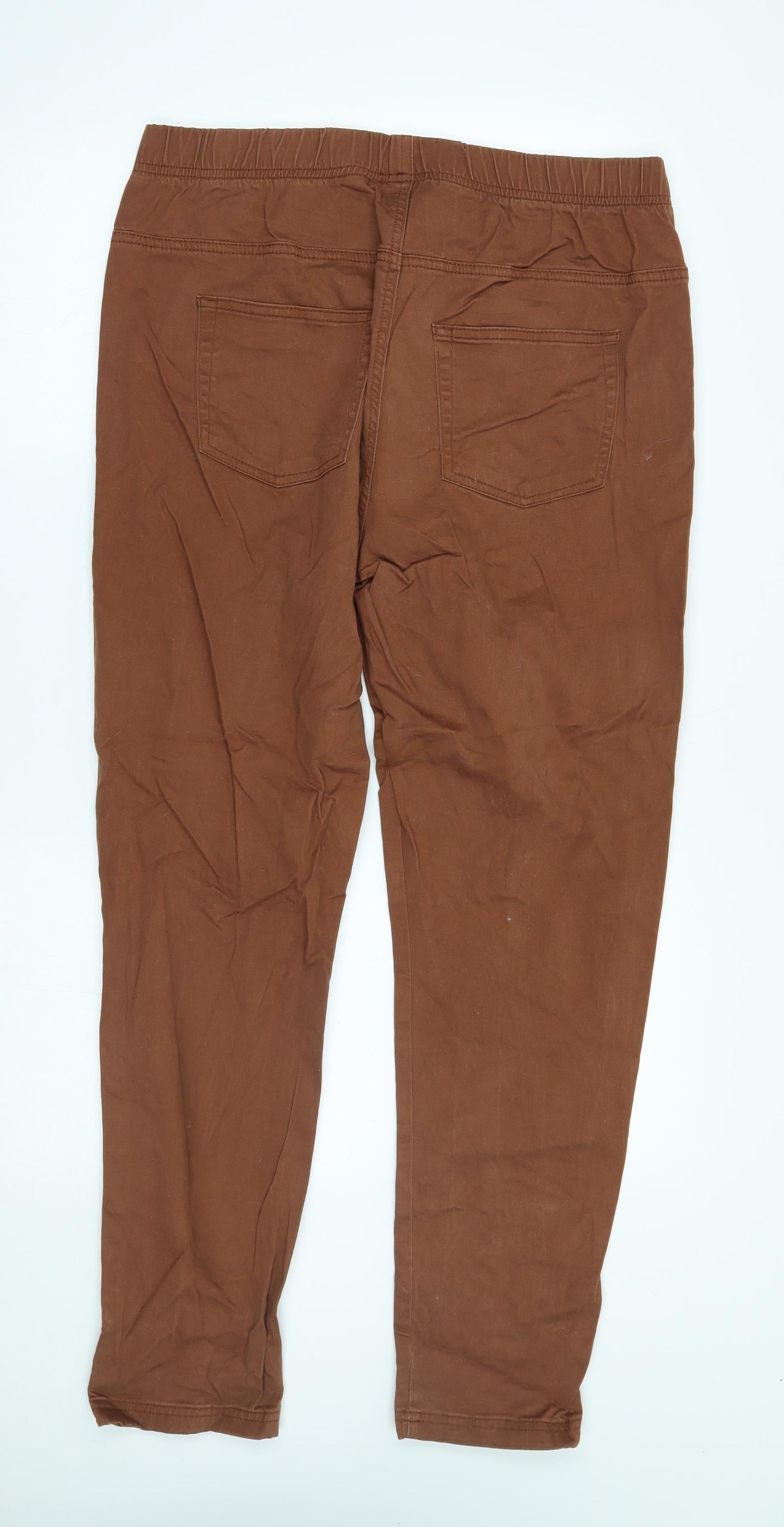 Preworn Womens Brown   Trousers  Size 18 L28 in