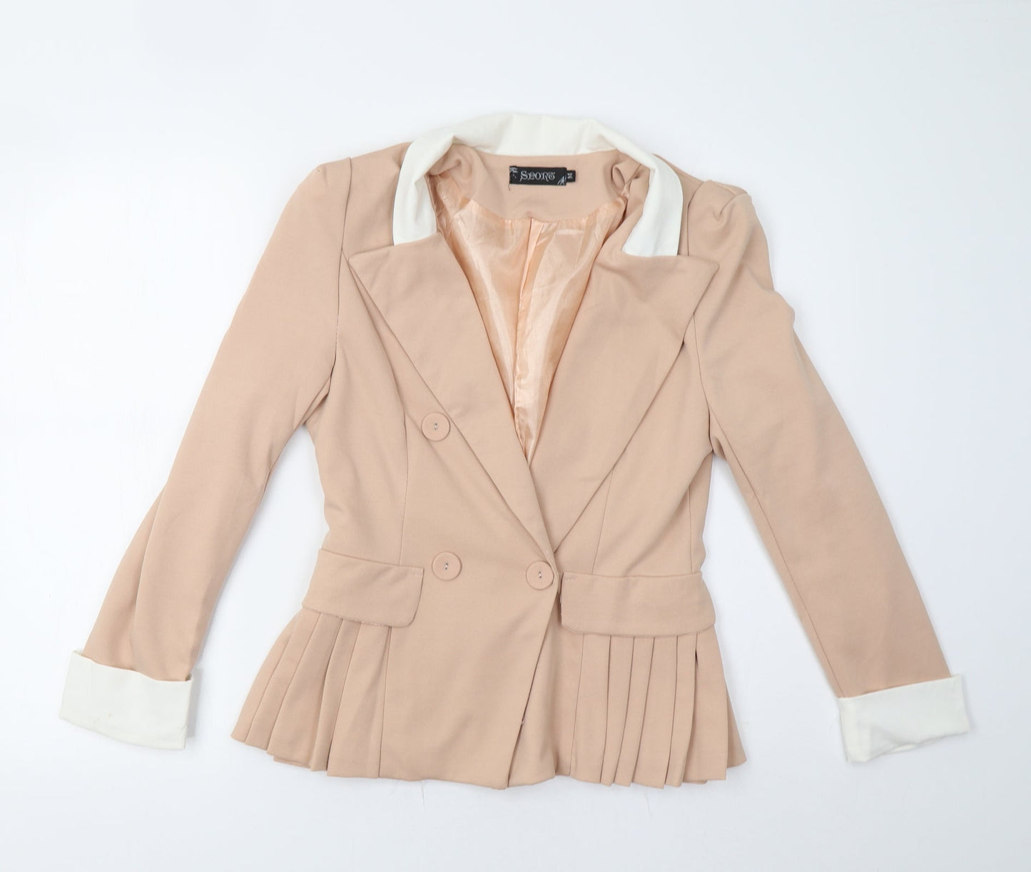 Scors Womens Beige   Jacket Blazer Size M