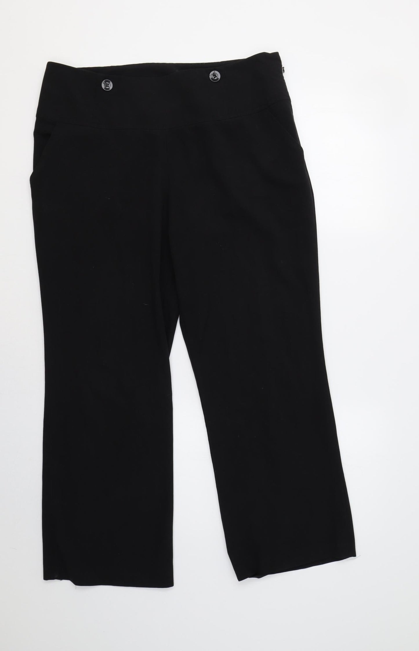 Dorothy Perkins Womens Black   Dress Pants Trousers Size 16 L28 in