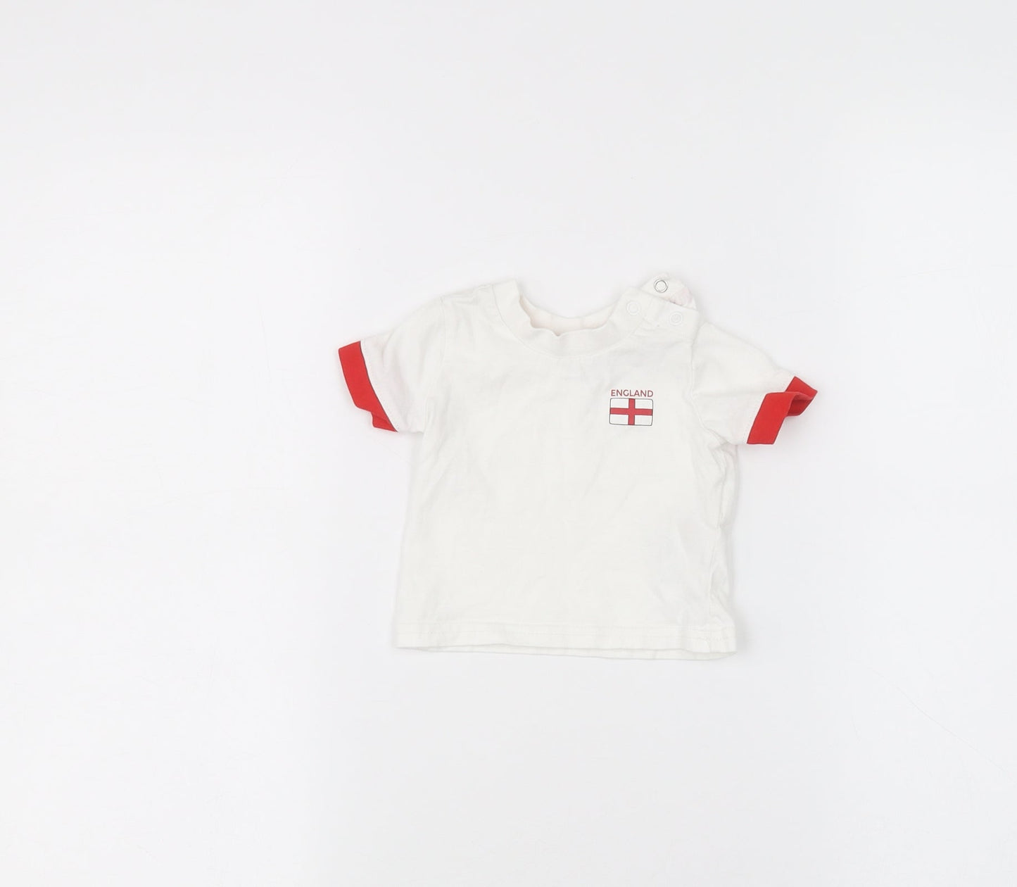 Primark Baby White   Basic T-Shirt Size 0-3 Months