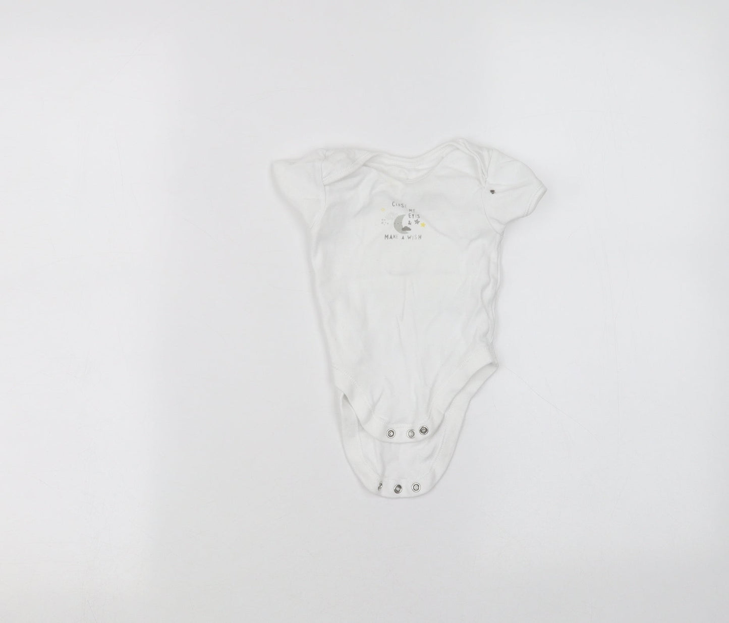 George Baby White   Babygrow One-Piece Size 3-6 Months