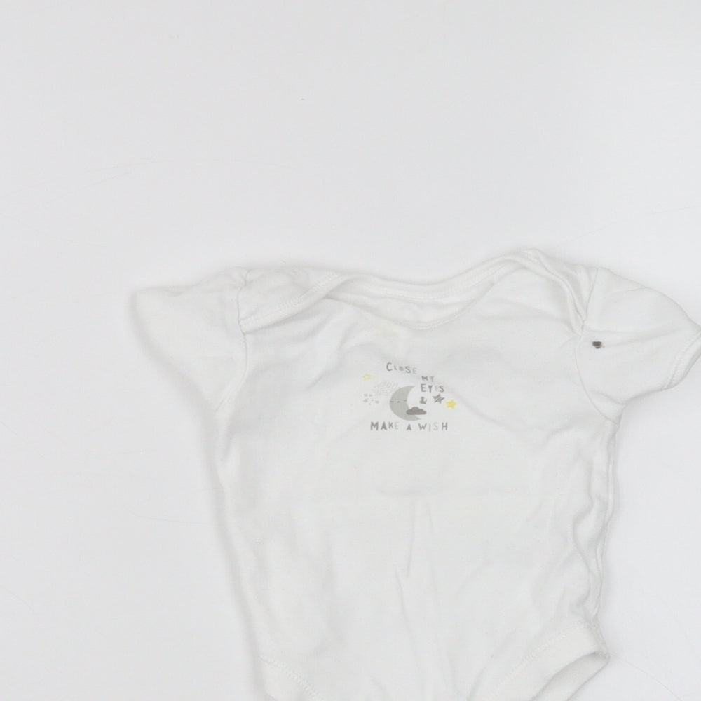 George Baby White   Babygrow One-Piece Size 3-6 Months