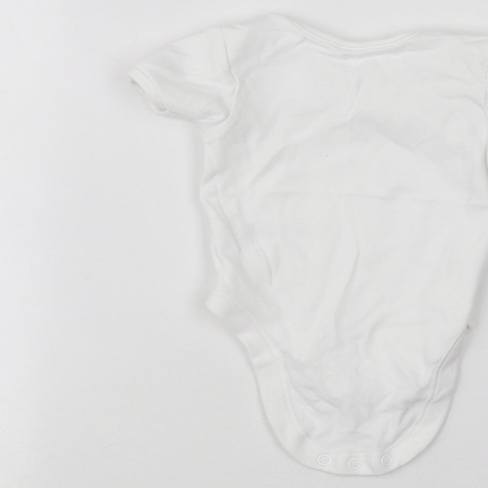 George Baby White   Babygrow One-Piece Size 3-6 Months
