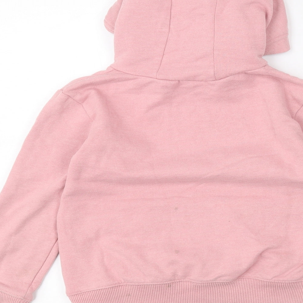 NEXT Girls Pink   Pullover Hoodie Size 7 Years