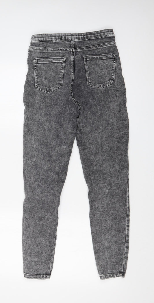 DENIM CO Womens Grey   Skinny Jeans Size 12 L26 in
