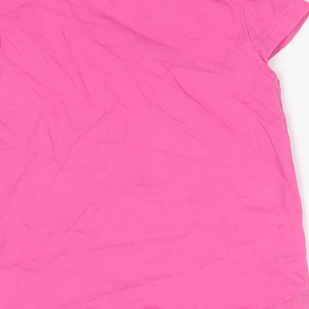 TU Girls Pink   Basic T-Shirt Size 3-6 Months