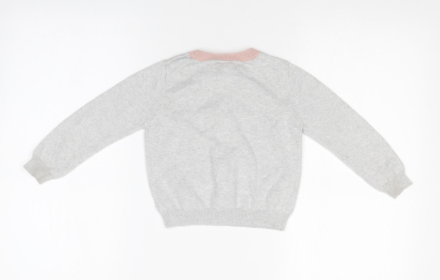 TU Girls Silver   Basic T-Shirt Size 3 Years