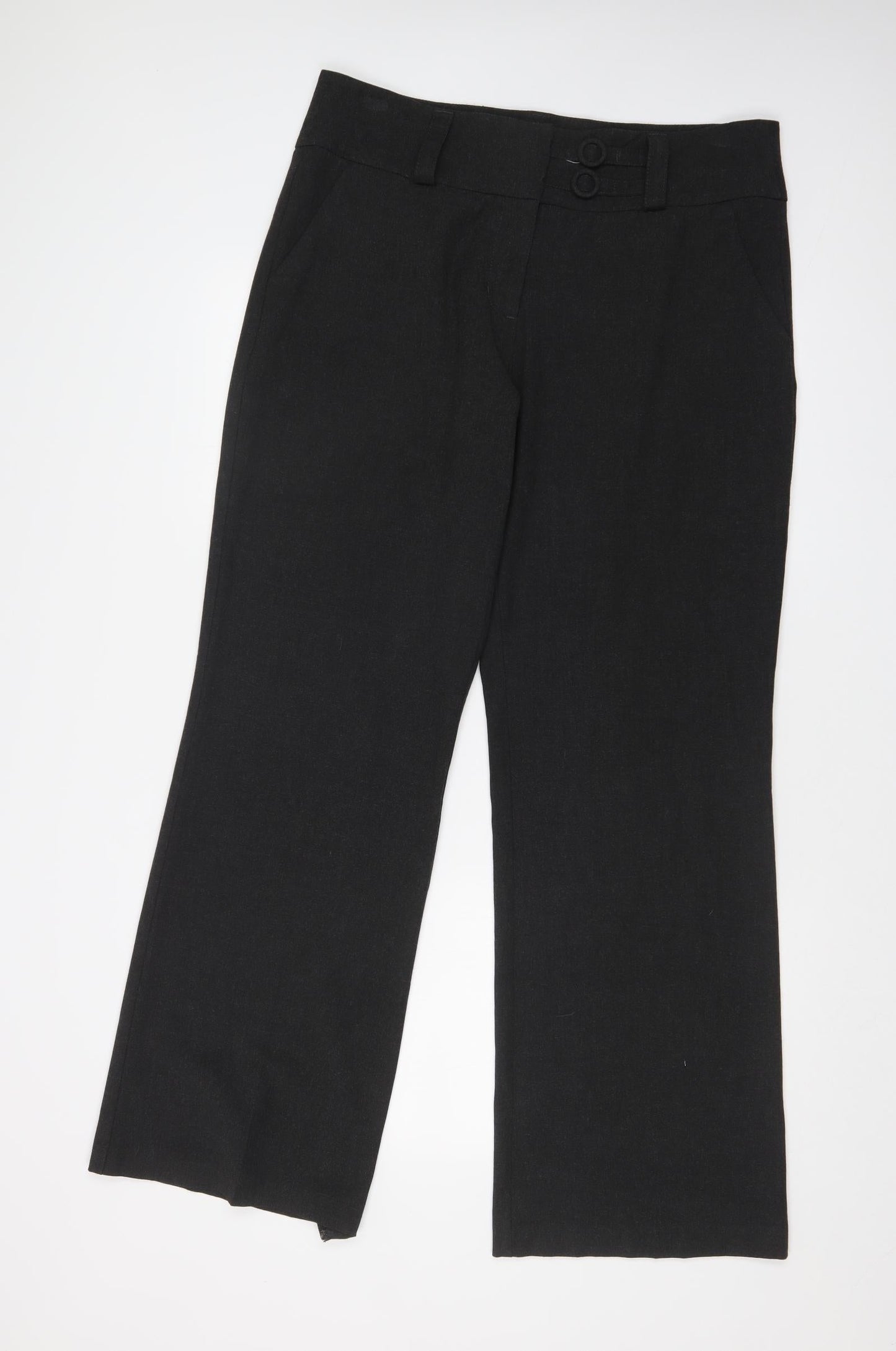 Per Una Womens Grey   Trousers  Size 16 L31 in