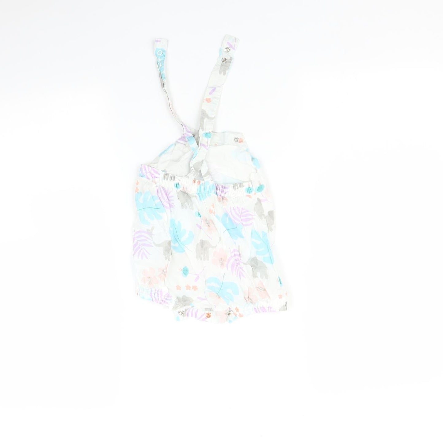 Marks and Spencer Baby Multicoloured   Romper One-Piece Size 0-3 Months  - Leaf print