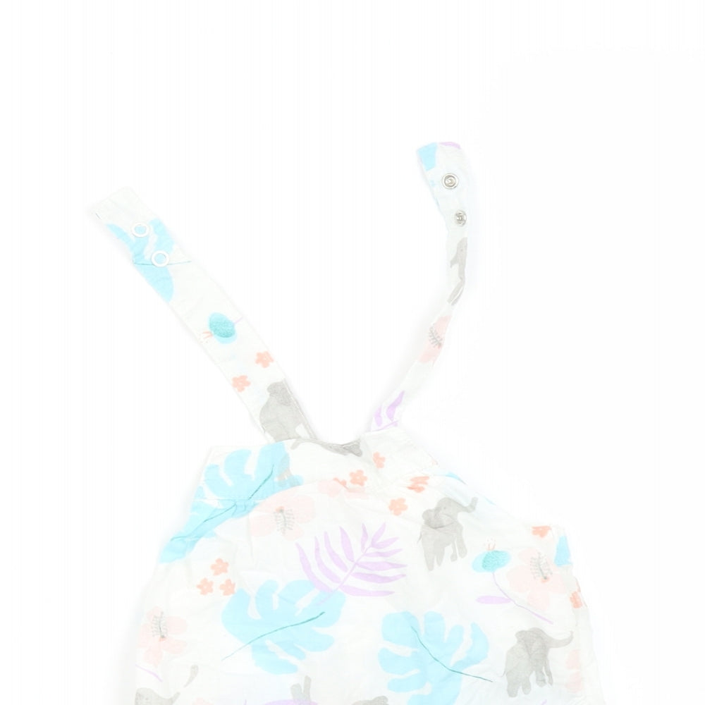 Marks and Spencer Baby Multicoloured   Romper One-Piece Size 0-3 Months  - Leaf print