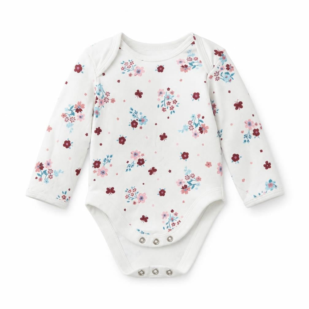 George Baby White Floral  Babygrow One-Piece Size 3-6 Months
