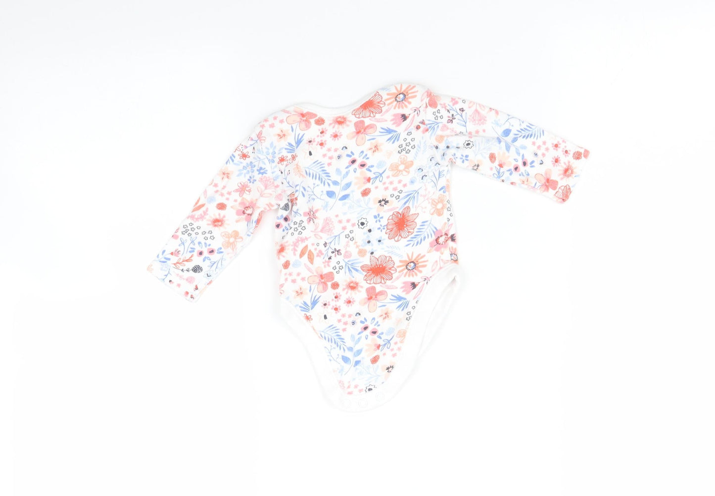 George Baby Multicoloured Floral  Babygrow One-Piece Size 3-6 Months