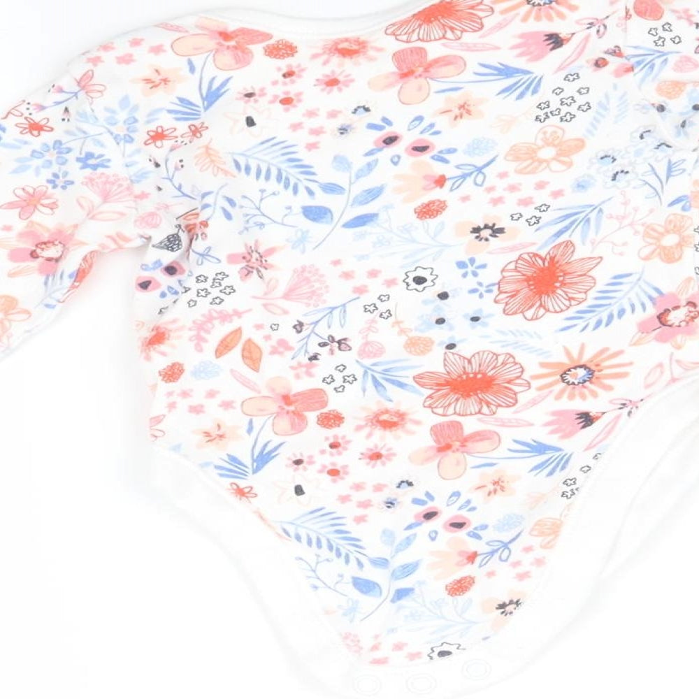 George Baby Multicoloured Floral  Babygrow One-Piece Size 3-6 Months