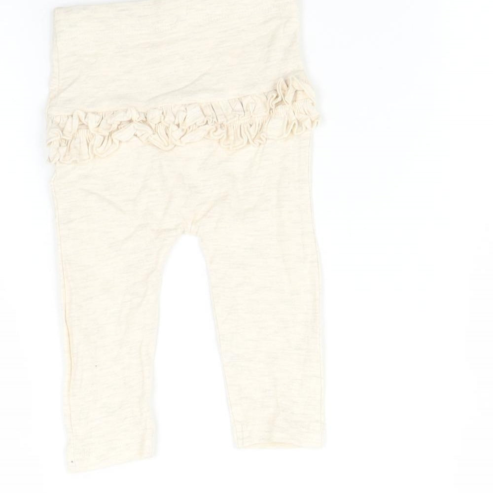 George Baby Beige    Leggings Size 3-6 Months
