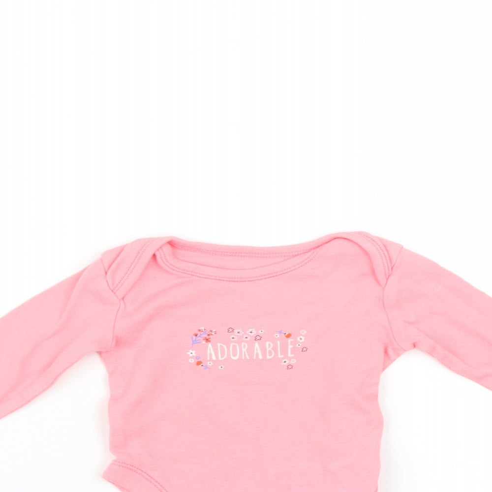 George Baby Pink   Babygrow One-Piece Size 3-6 Months