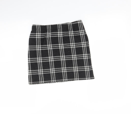 Miss Girls Grey Check  A-Line Skirt Size 12 Years
