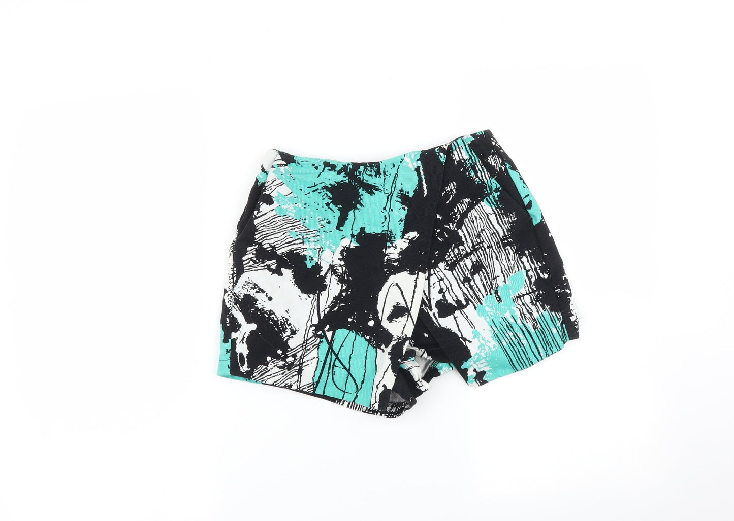 Topshop Womens Blue   A-Line Skort Size 8