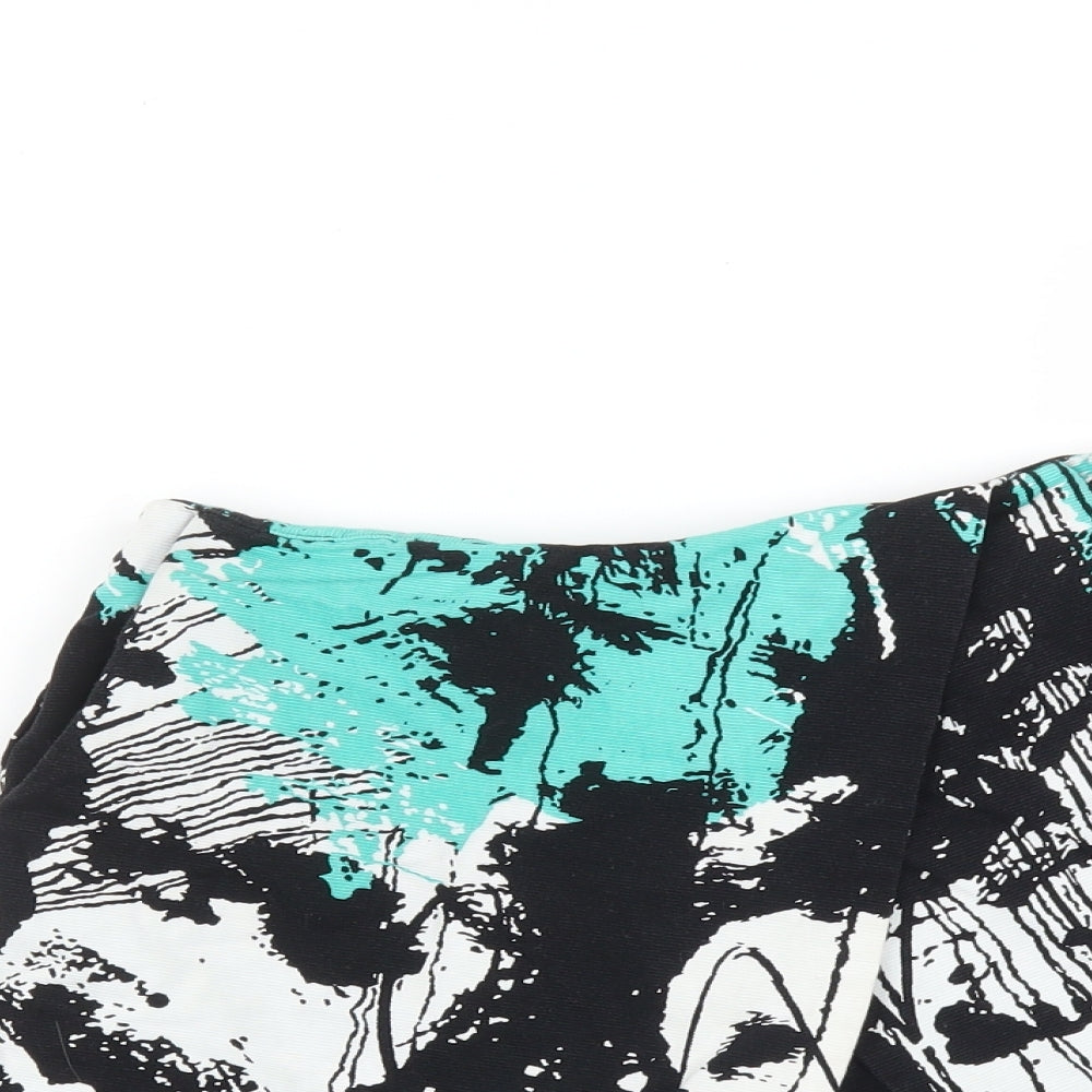 Topshop Womens Blue   A-Line Skort Size 8