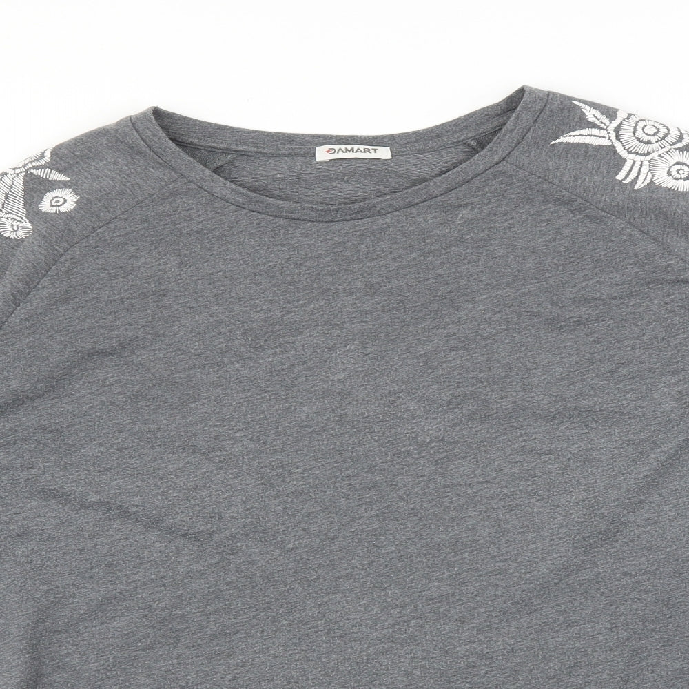 Damart Womens Grey   Pullover Jumper Size L