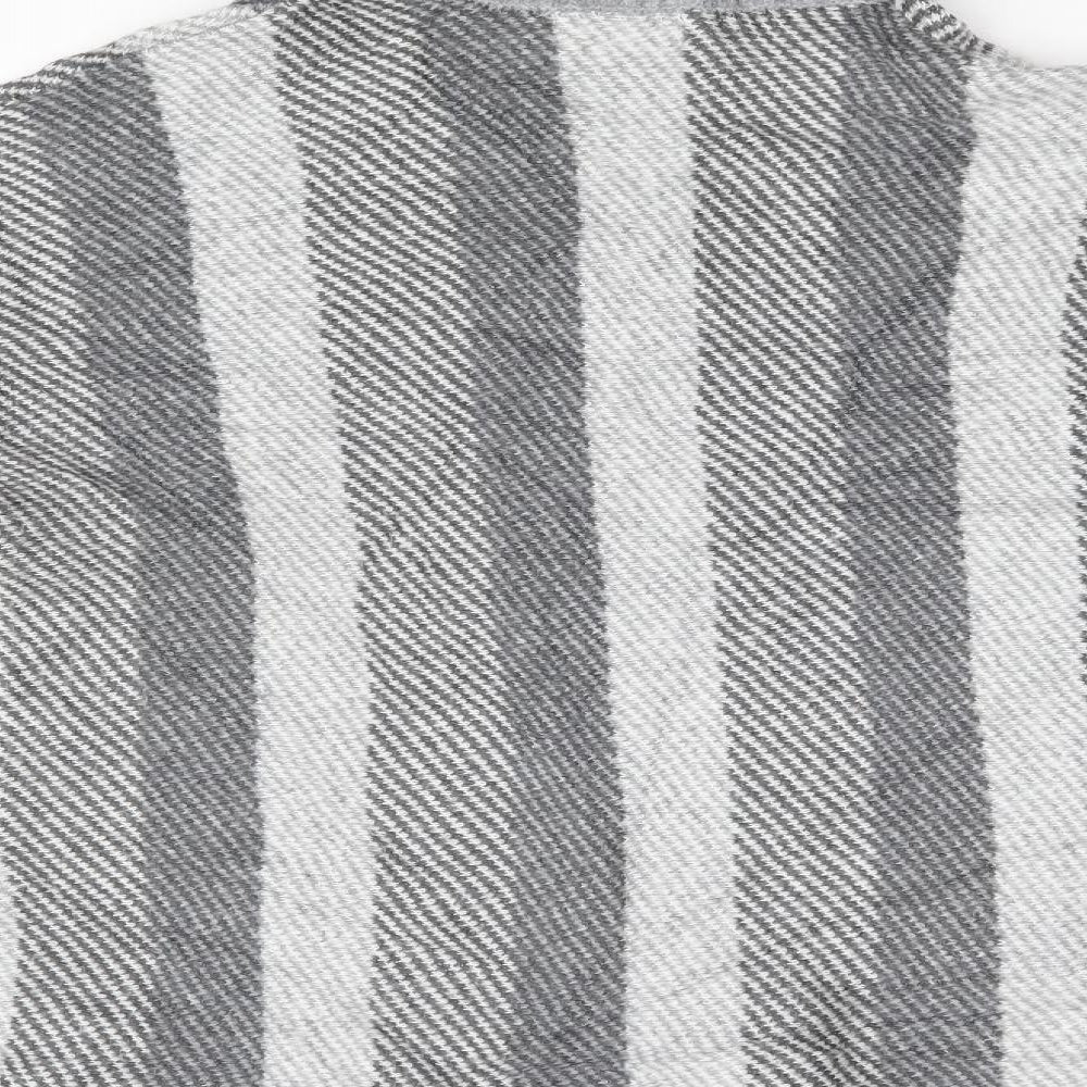 Papaya Womens Grey Striped  Pullover Jumper Size M
