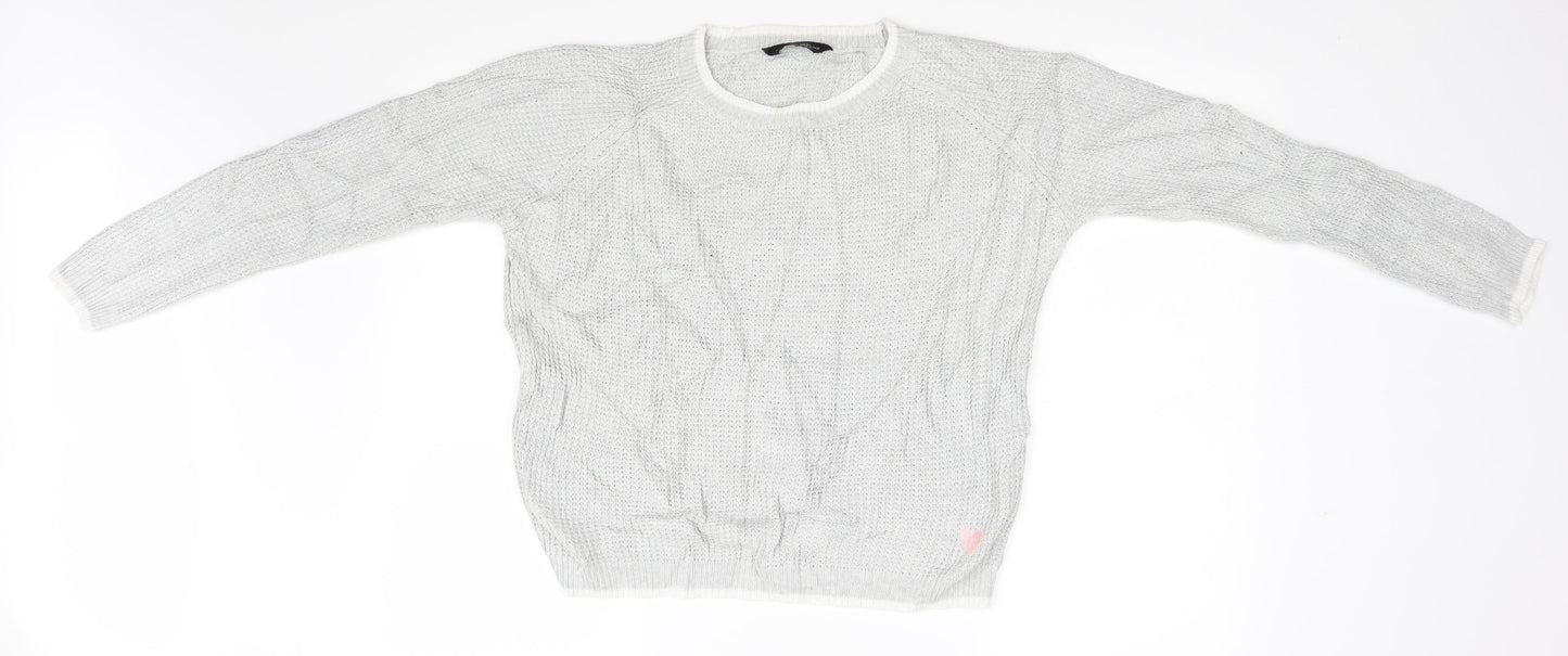 Dorothy Perkins Womens Grey   Pullover Jumper Size 12
