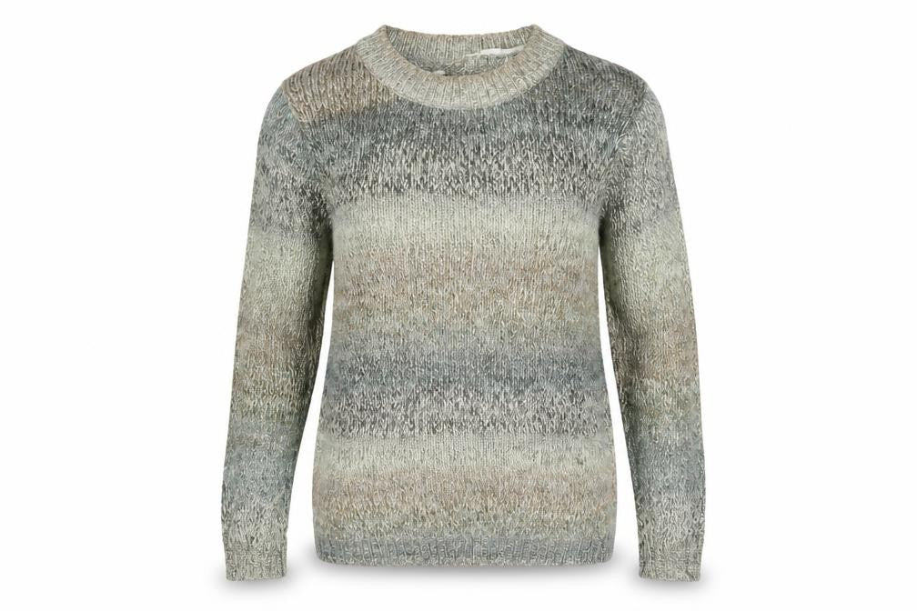 Front view of Atmosphere women’s gold jumper, size UK 10