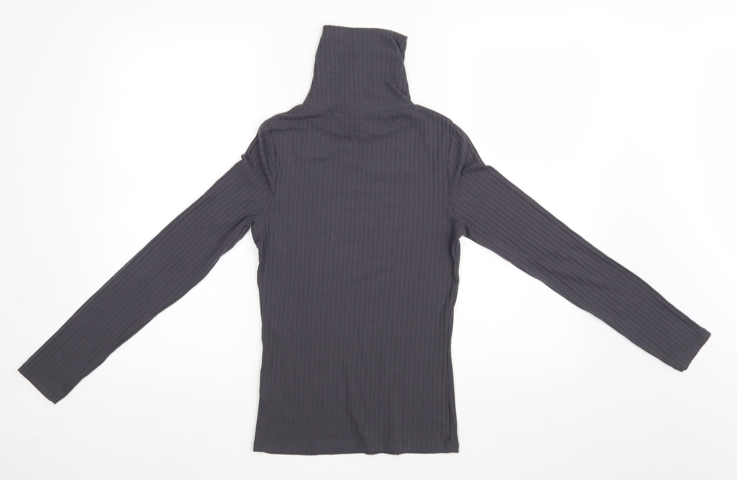 New Look Womens Grey Striped  Pullover Jumper Size 10