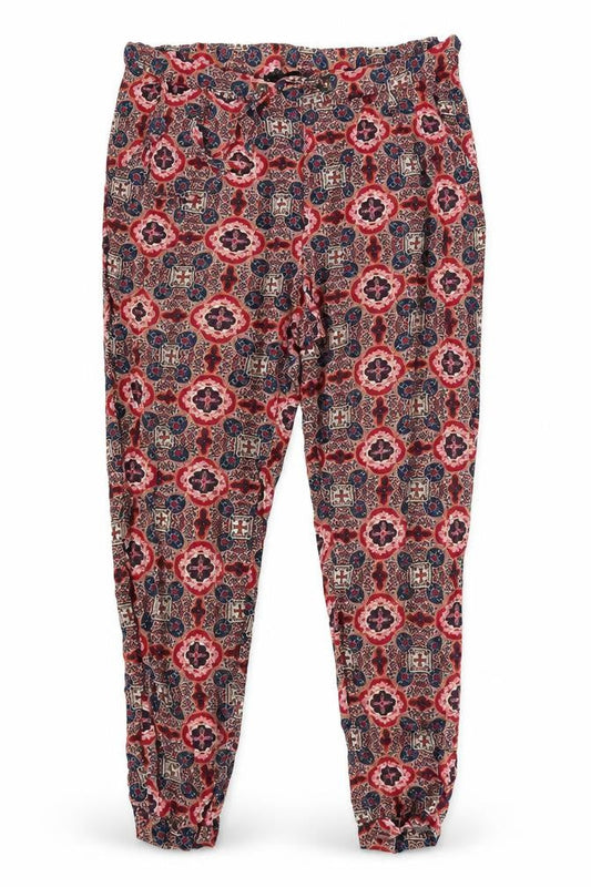 Atmosphere Womens Multicoloured Geometric  Trousers  Size 8 L22 in