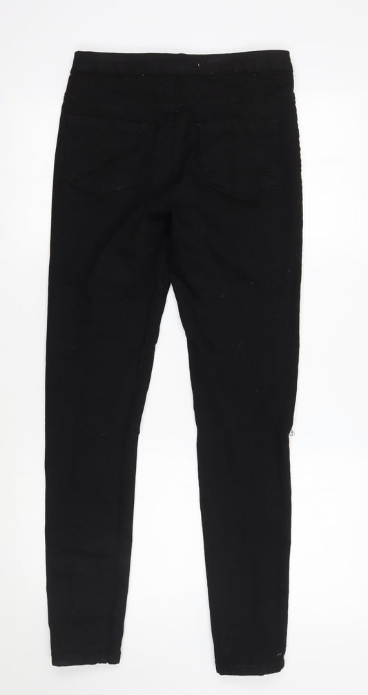 Denim & Co. Womens Black   Skinny Jeans Size 12 L29 in