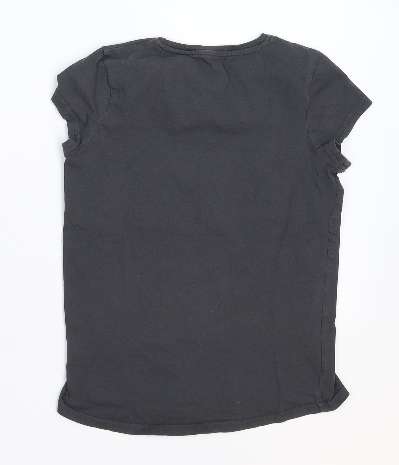 H&M Girls Grey   Basic T-Shirt Size 9-10 Years