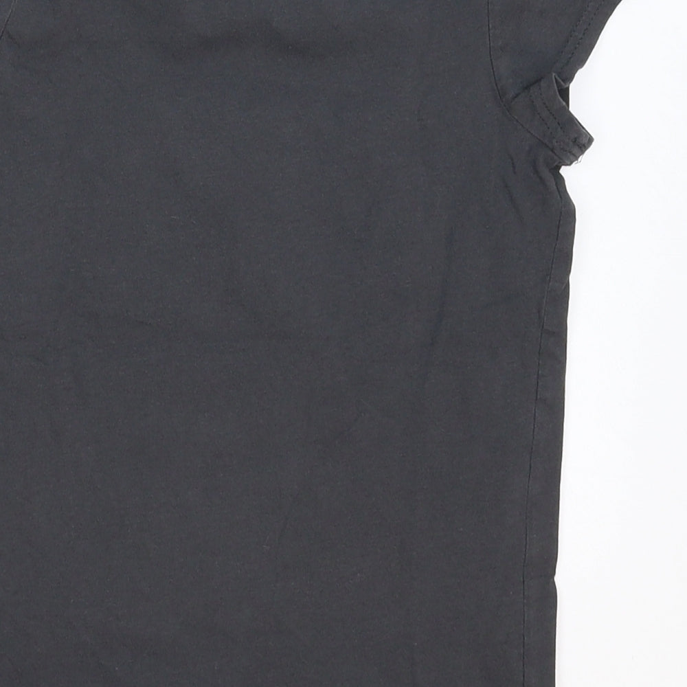 H&M Girls Grey   Basic T-Shirt Size 9-10 Years